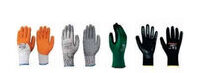 Seamless Knited Gloves With Nitrile/ PU/ Latex Coating